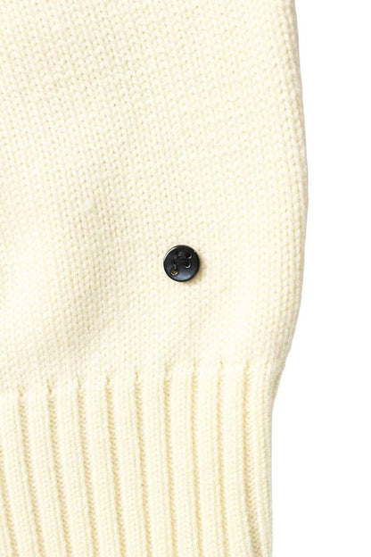 Fendi Logo Crewneck Knit Sweater White x Black Size 54
