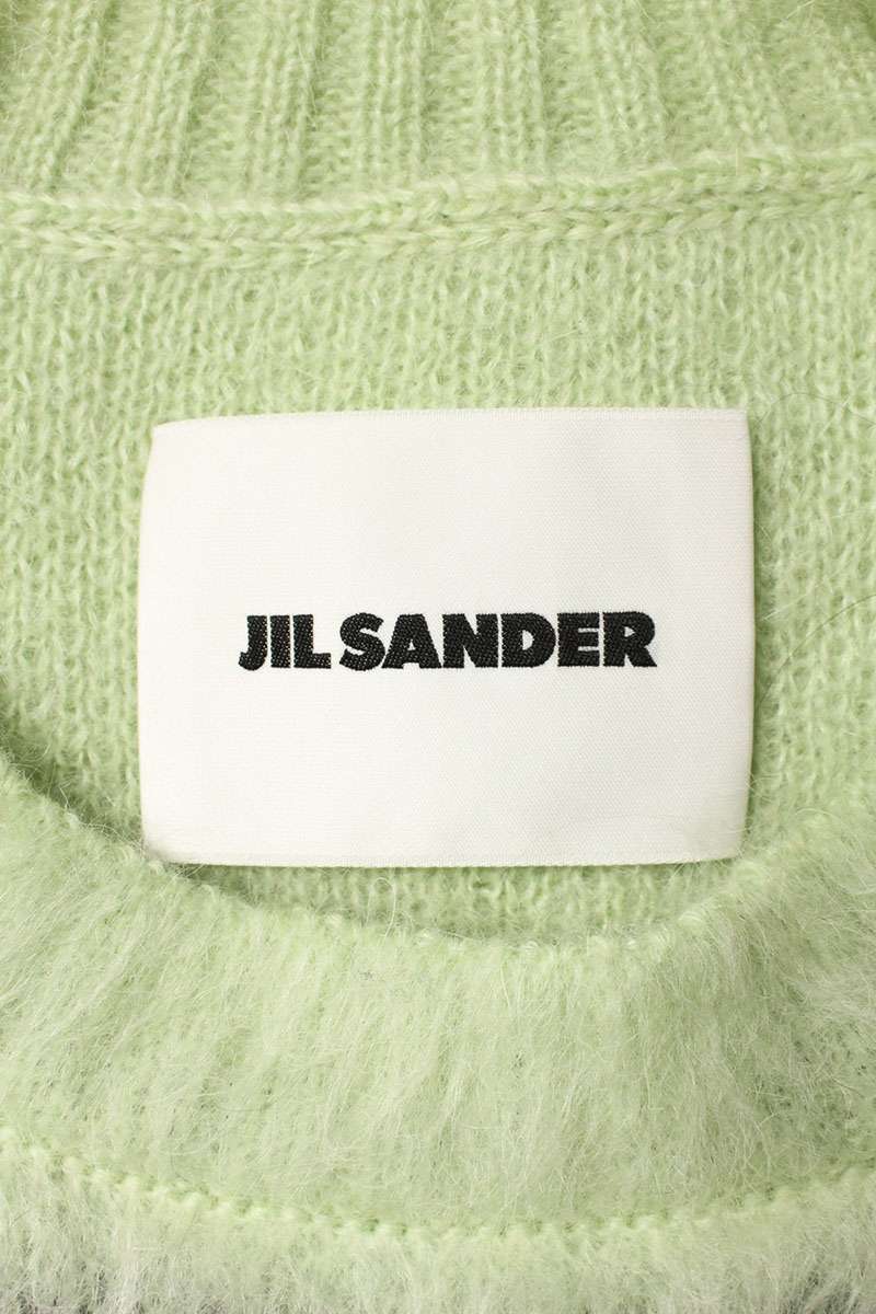JILSANDER 25AW Mohair Crewneck Knit Black/Green Size M