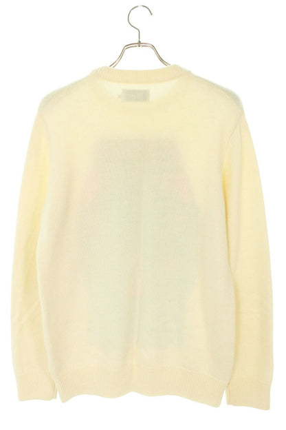 Palace 20AW Bulldog Knit Wool Blend White Size M