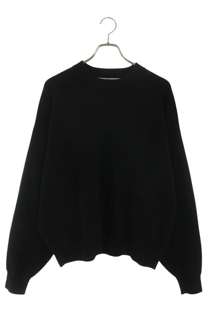 ALEXANDER WANG Logo Knit Black Size XS