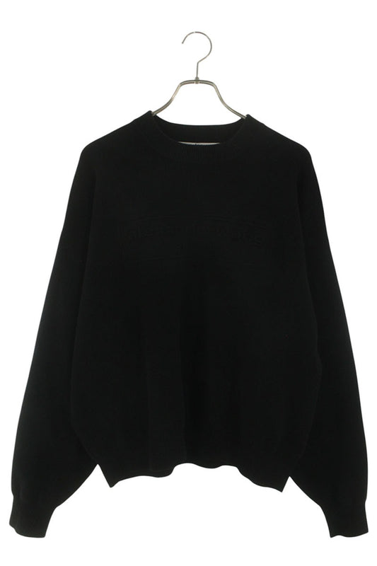ALEXANDER WANG Logo Knit Black Size XS