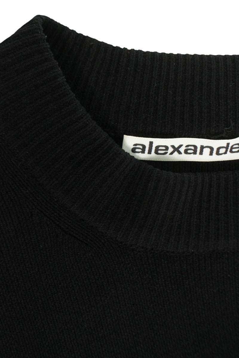 ALEXANDER WANG Logo Knit Black Size XS