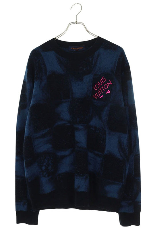 Louis Vuitton Knit Sweater Blue x Blue Size M