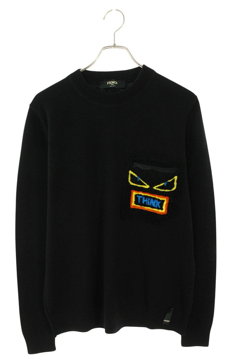 Fendi Knit Sweater Black Size 48