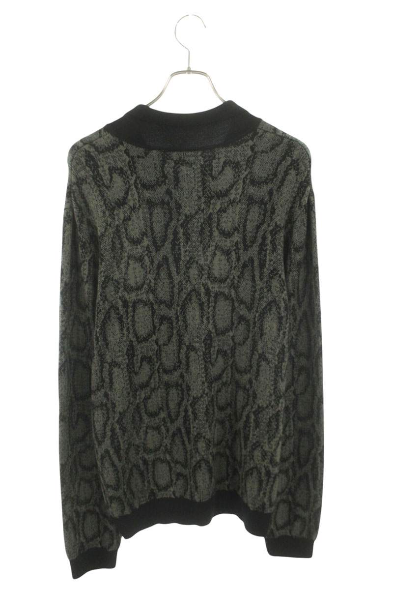Carhartt Snake Print Polo Knit Black Size M