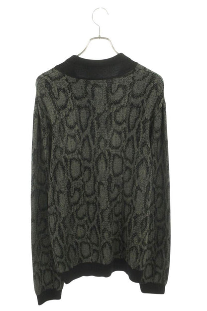 Carhartt Snake Print Polo Knit Black Size M