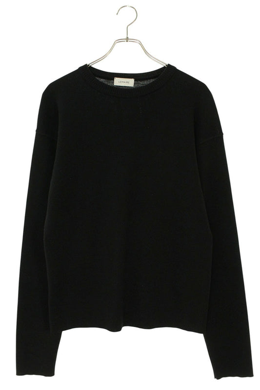 Lemaire Wool Knit Sweater Black Size S