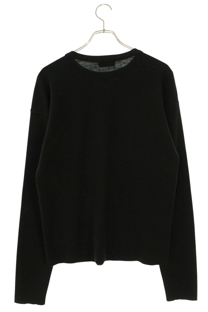 Lemaire Wool Knit Sweater Black Size S