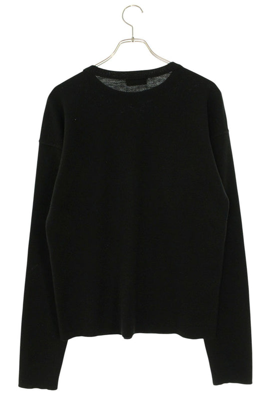 Lemaire Wool Knit Sweater Black Size S