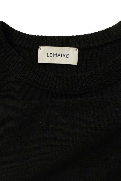 Lemaire Wool Knit Sweater Black Size S