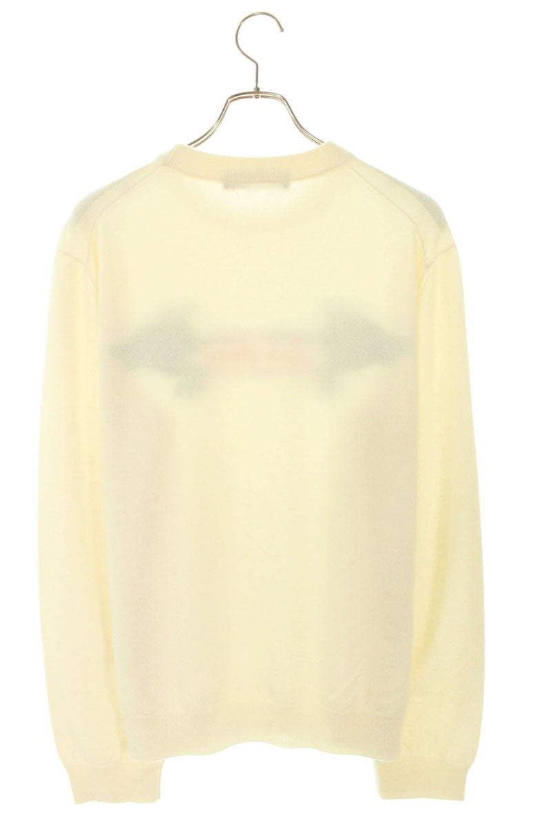 Louis Vuitton 22SS Graphic Knit Sweater White Size L