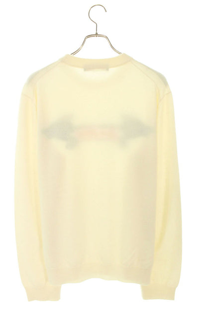 Louis Vuitton 22SS Graphic Knit Sweater White Size L