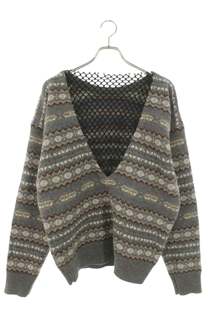 Raf Simons Knit Sweater Gray Size S