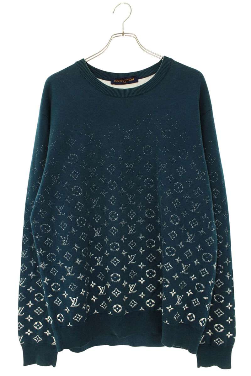 LOUISVUITTON 20AW Gradient Monogram Cotton Knit Size L