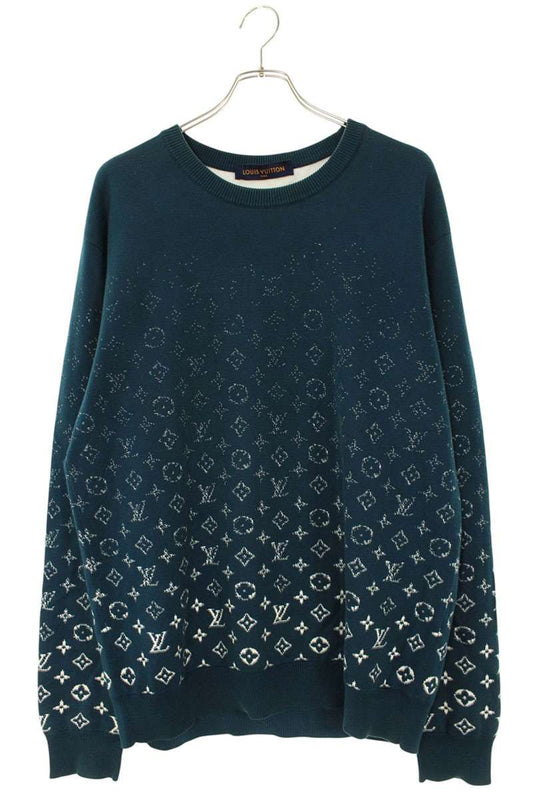 LOUISVUITTON 20AW Gradient Monogram Cotton Knit Size L