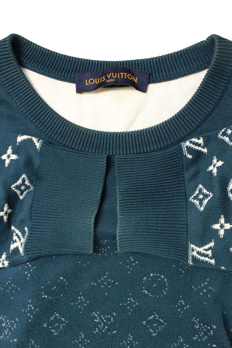 LOUISVUITTON 20AW Gradient Monogram Cotton Knit Size L