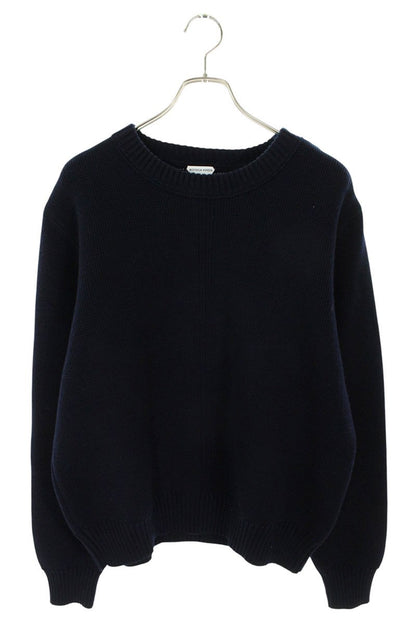Bottega Veneta Shoulder Wool Knit Sweater Blue Size M