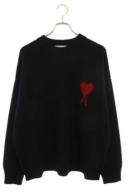 AMI Alexandre Mattiussi Heart A Embroidered Crewneck Size L