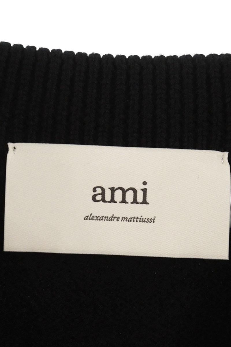 AMI Alexandre Mattiussi Heart A Embroidered Crewneck Size L