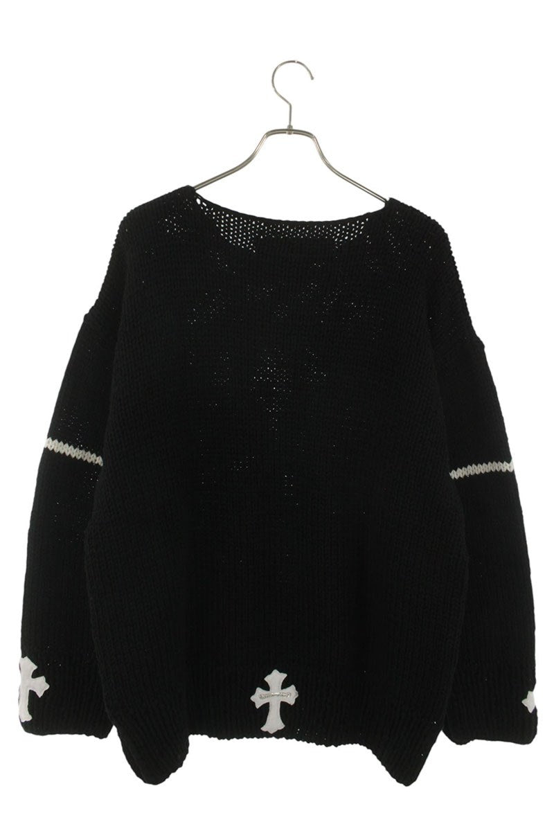 Chrome Hearts Sleeve Cross Patch Cashmere Knit Size XXL