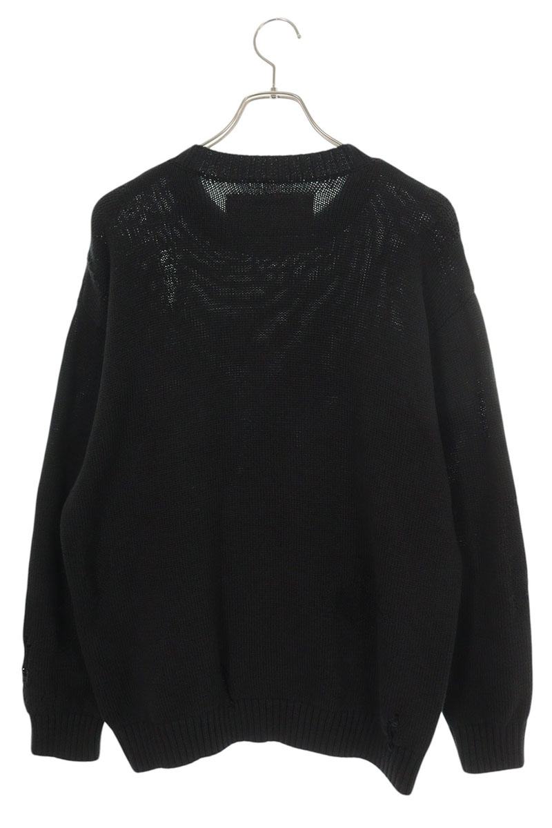 Neighborhood 26SS Crewneck Knit Sweater Gray Size M