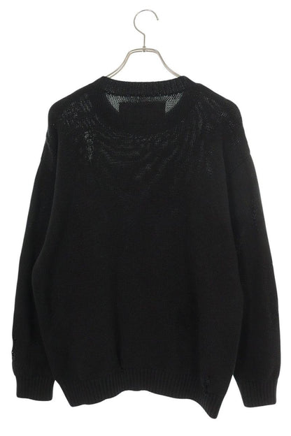 Neighborhood 26SS Crewneck Knit Sweater Gray Size M