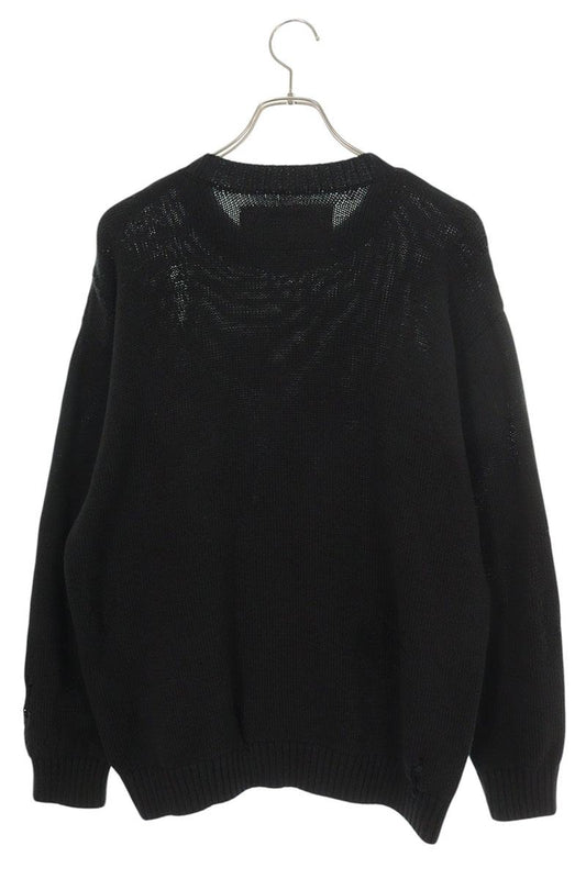 Neighborhood 26SS Crewneck Knit Sweater Gray Size M