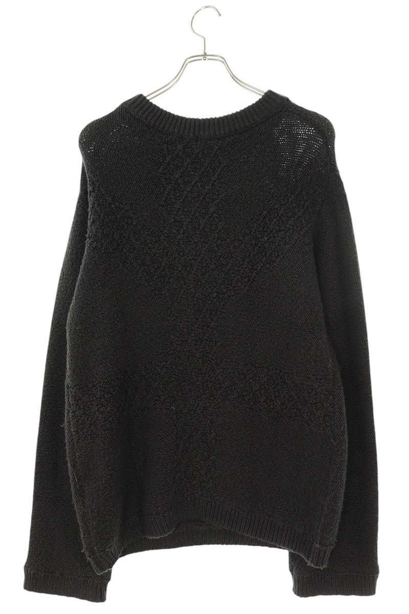 Fujimoto Cotton Crewneck Knit Gray Size L