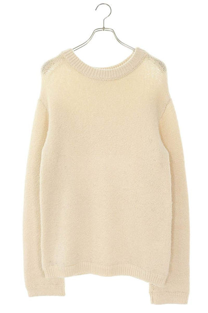 Fujimoto Cotton Crewneck Knit White Size L