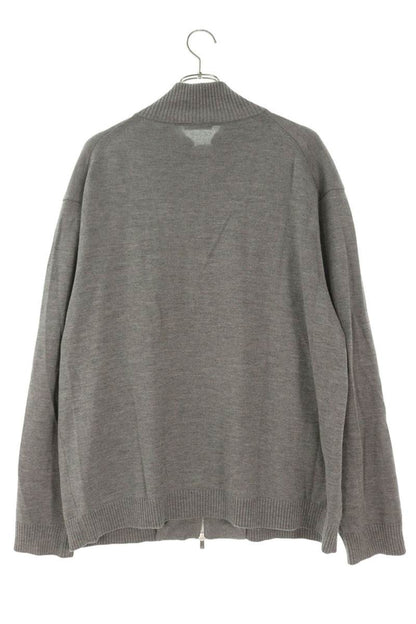 ATON Washi Wool Blend Zip-Up Knit Gray Size 6
