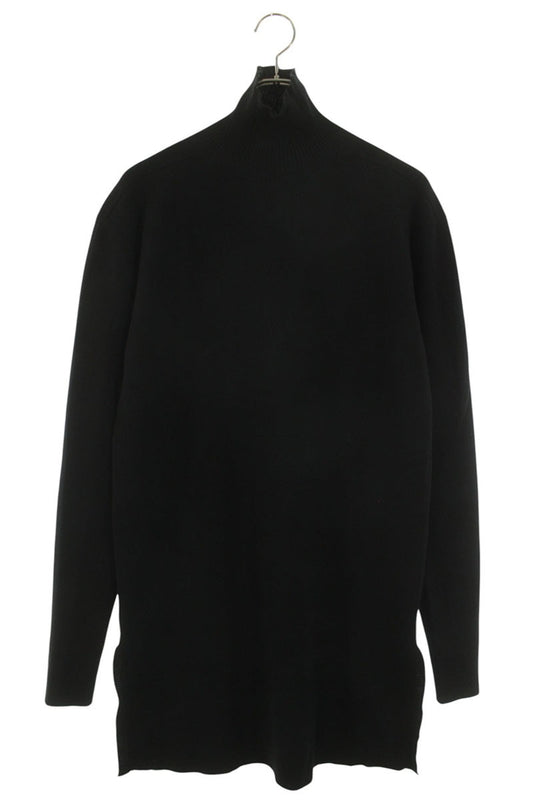Rick Owens 18AW High Neck Slit Knit Black Size S