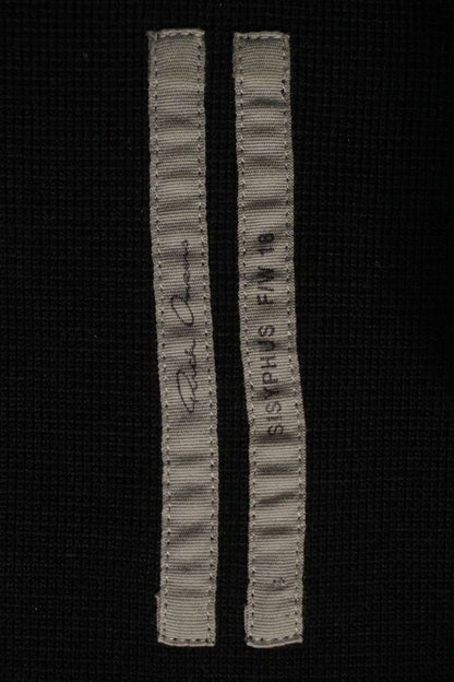 Rick Owens 18AW High Neck Slit Knit Black Size S