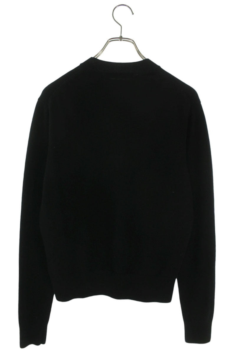 ACNE STUDIOS Face Logo Yak Wool Knit Black Size L