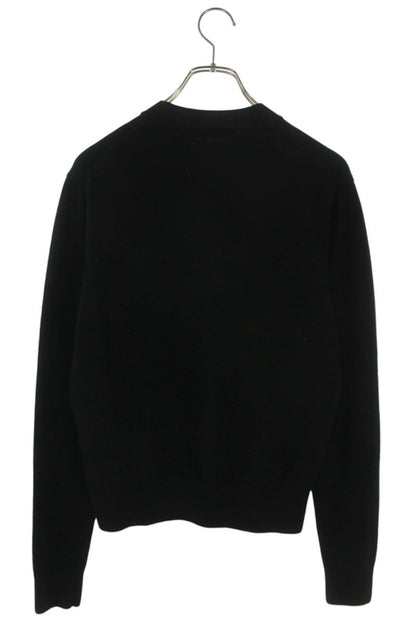 ACNE STUDIOS Face Logo Yak Wool Knit Black Size L