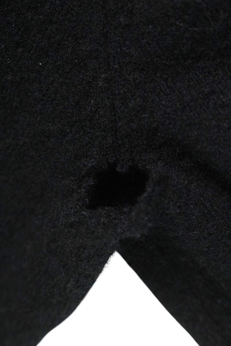 ACNE STUDIOS Face Logo Yak Wool Knit Black Size L