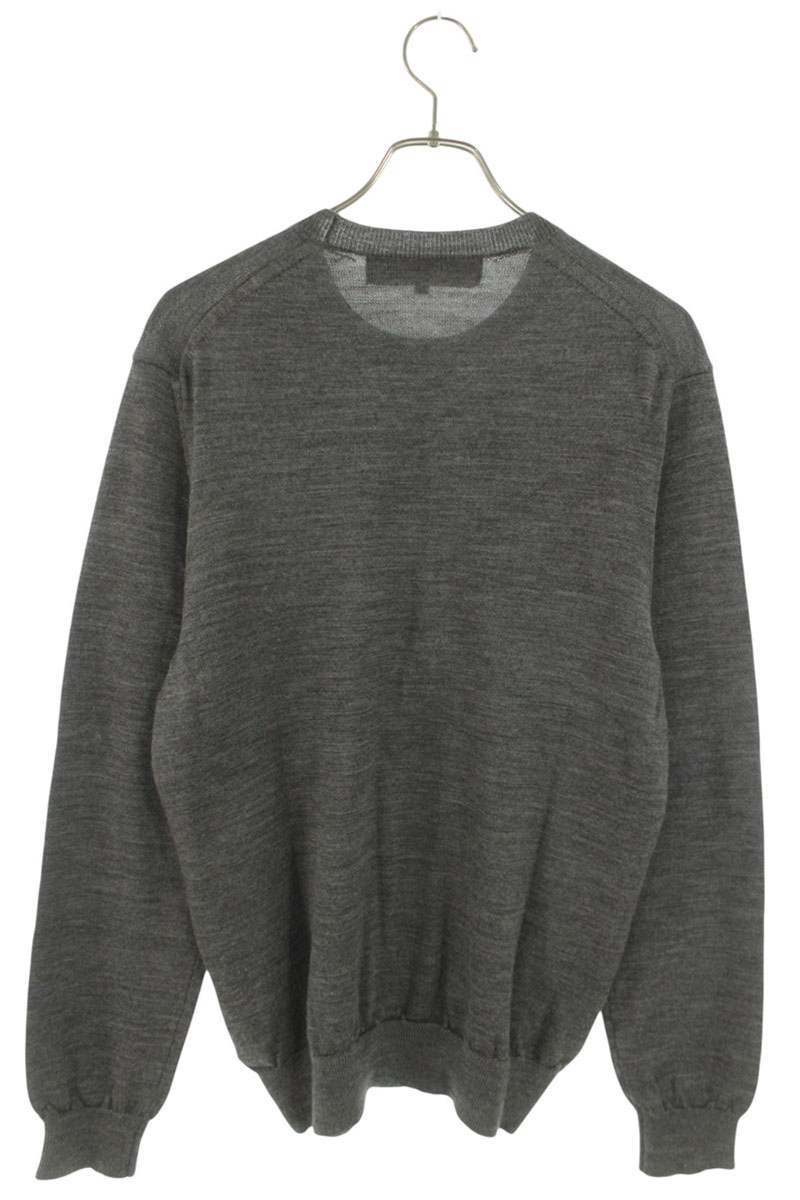 Comme des Garcons AD2005 Striped Knit Sweater Gray Size L