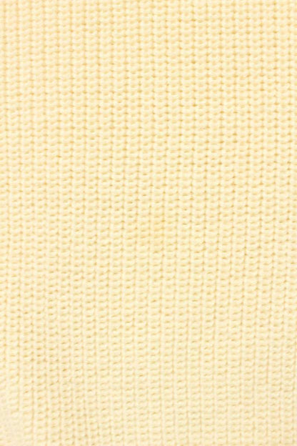 CELINE Triomphe Turtleneck Knit White Wool Size S