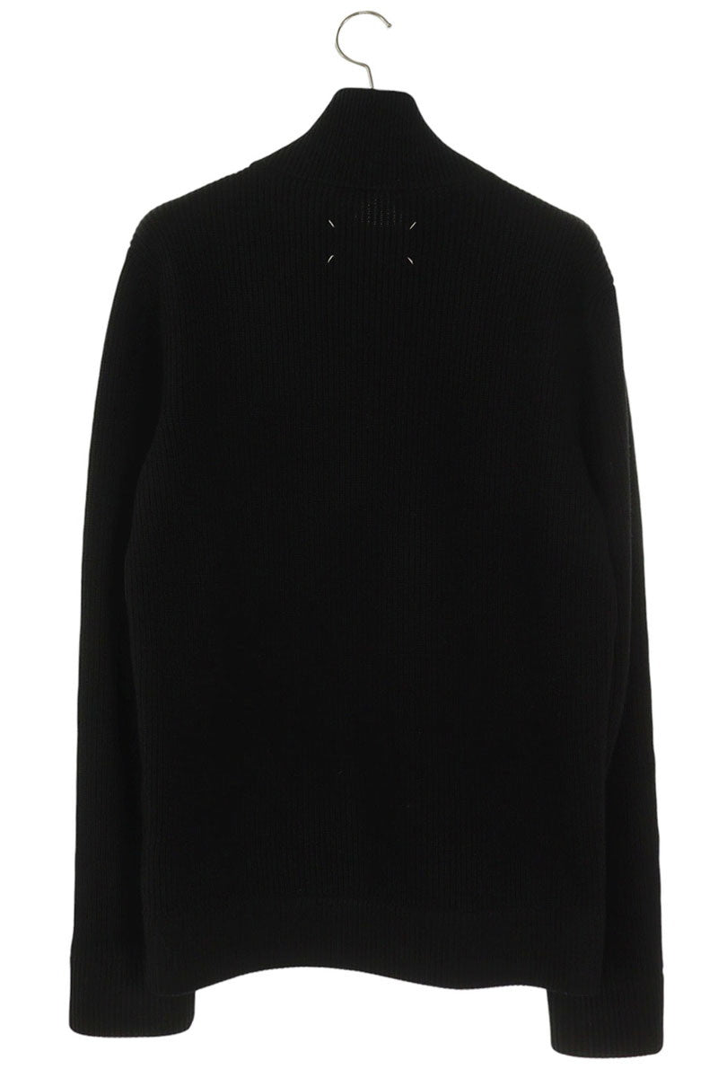 Maison Margiela Cotton Wool 7G Driver Knit Black Size XS