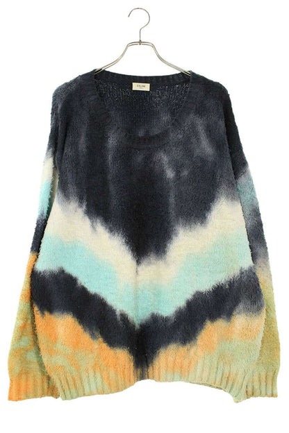 CELINE Oversized Gradient Knit Multi Cotton Blend Size L