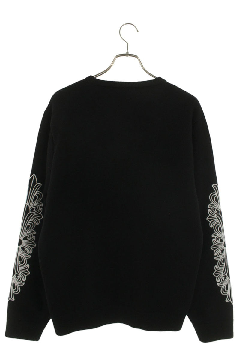 Chrome Hearts U LIFE SENTENCE Floral Emb. Cashmere Size L