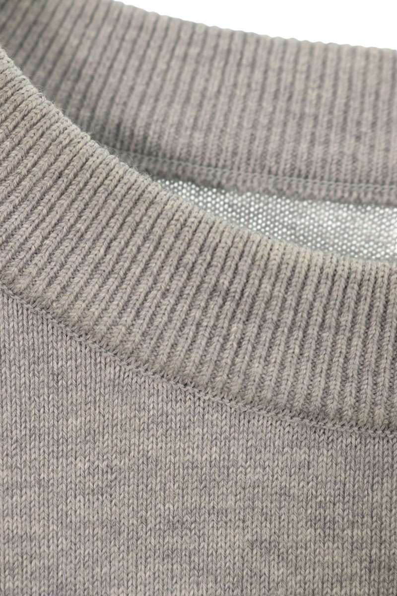 SOPHNET Patch Knit Gray Cotton Size L
