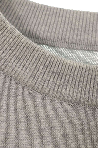 SOPHNET Patch Knit Gray Cotton Size L