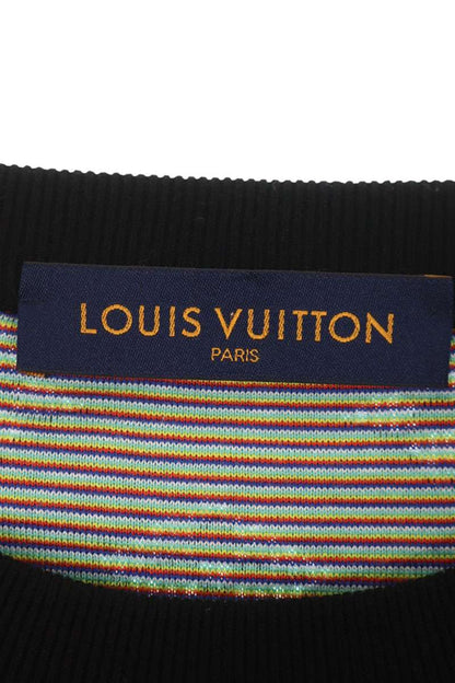 Louis Vuitton Black Monogram Knit 20SS Size S