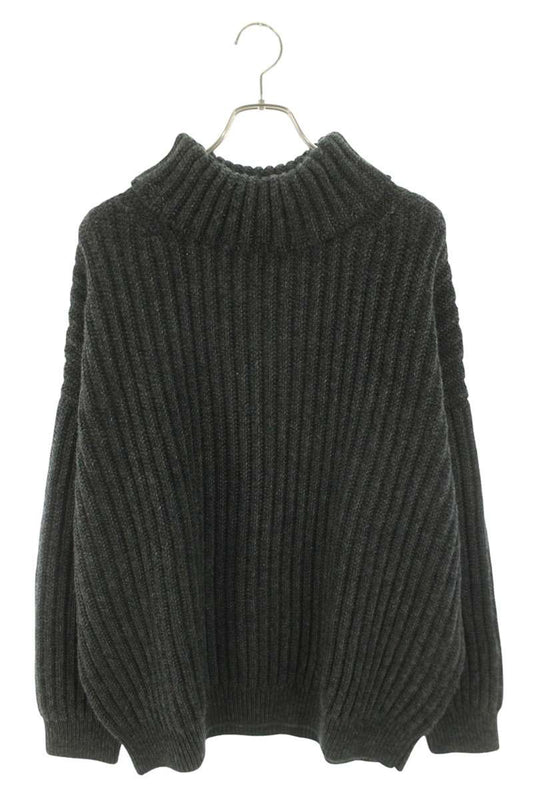 Visvim Anplus Wool Linen Turtleneck Knit Gray Size L