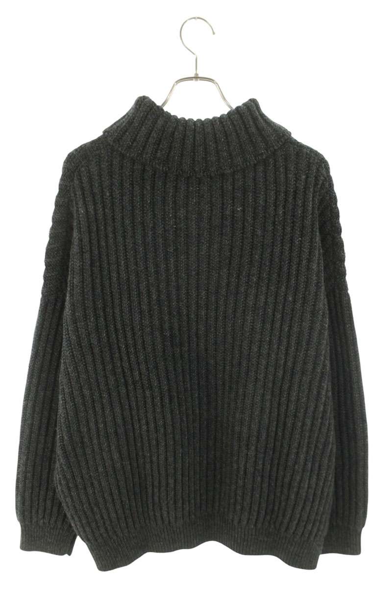 Visvim Anplus Wool Linen Turtleneck Knit Gray Size L