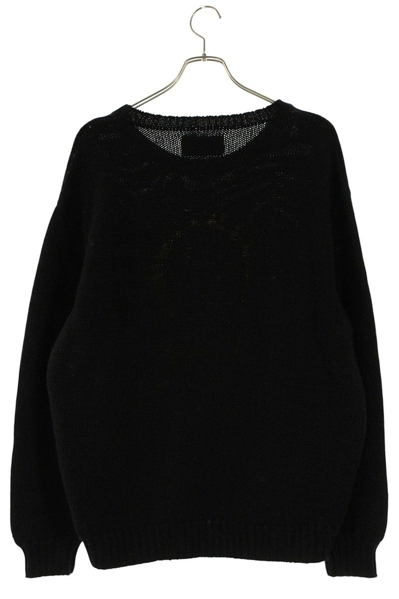 Wacko Maria Pablo Escobar Crewneck Knit Black 21AW Size M