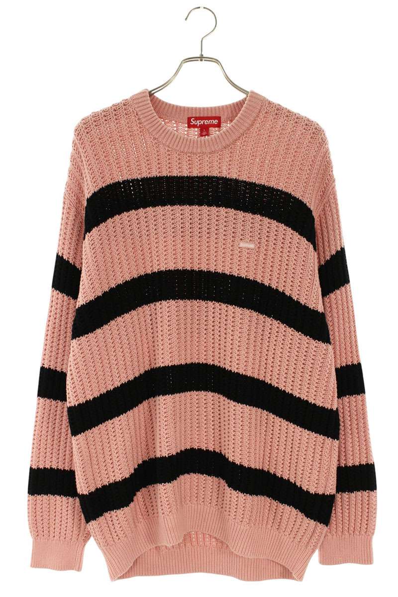 Supreme Loose Gauge Stripe Small Box Sweater 25SS Size L