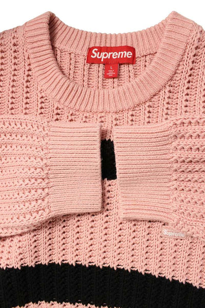 Supreme Loose Gauge Stripe Small Box Sweater 25SS Size L