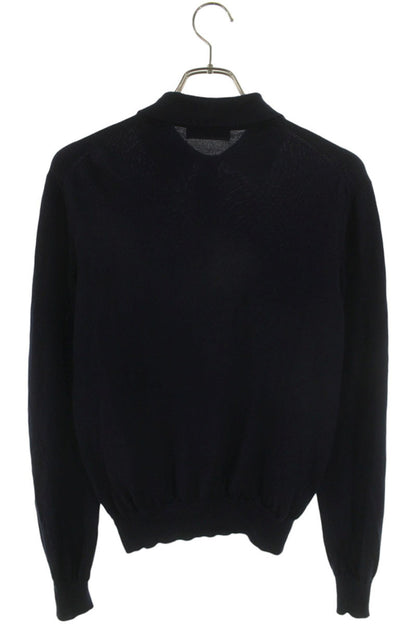 miumiu Polo Wool Knit Navy Size 38