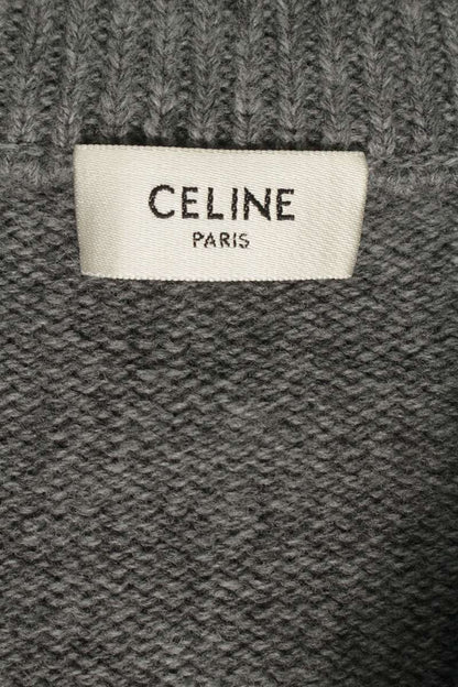 CELINE 24AW Triomphe Trucker Sweater Wool Cashmere Size M